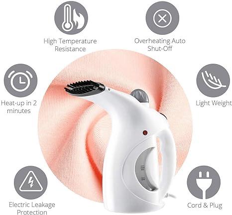 Nexaura Handheld Garment & Facial Steamer – Compact Travel Steamer