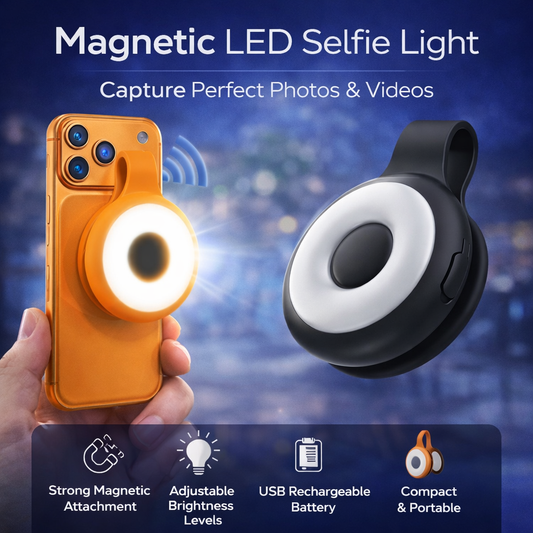NexAura Magnetic LED Selfie Light -Content Creator Selfie Light