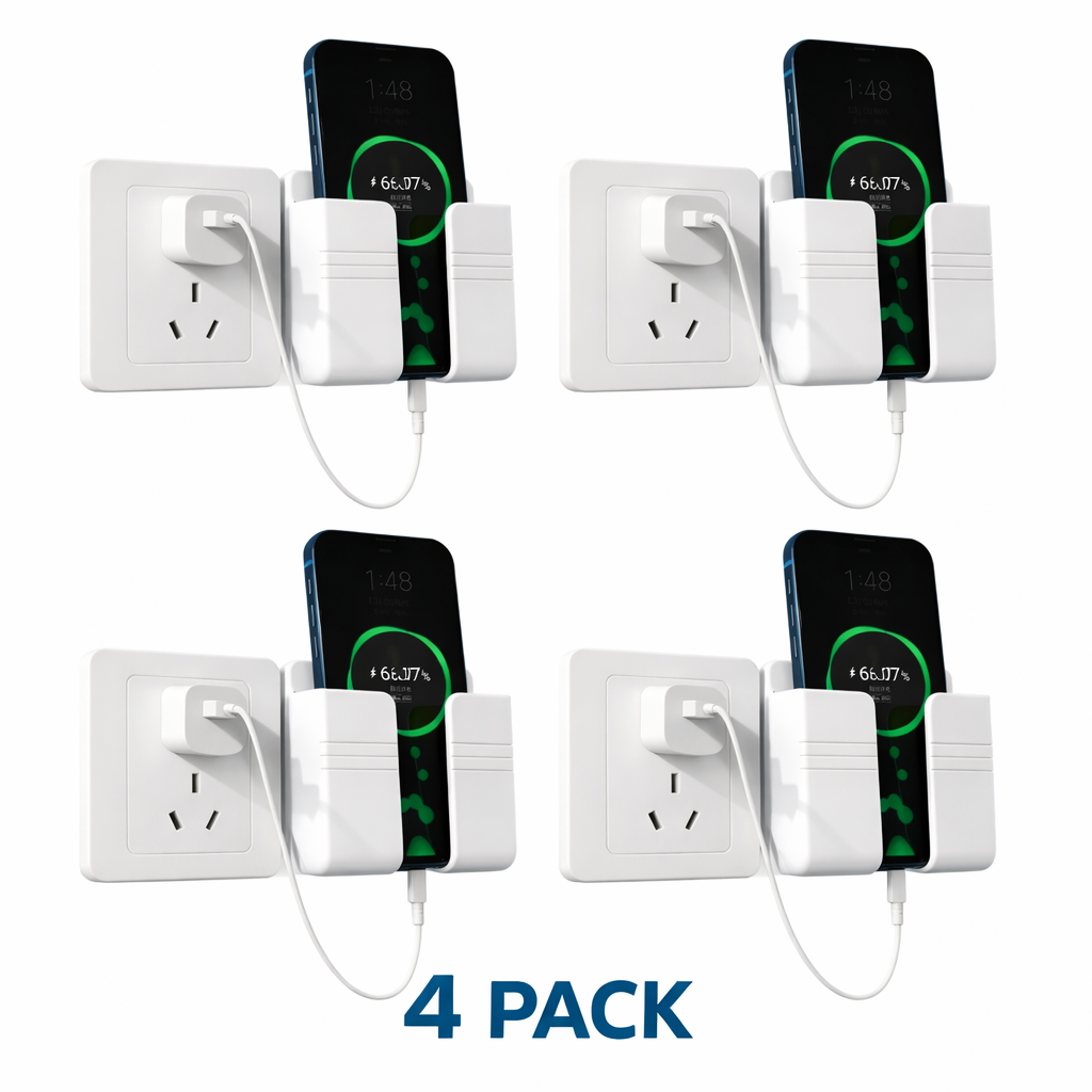 NexAura WallMount Charging Phone Holder