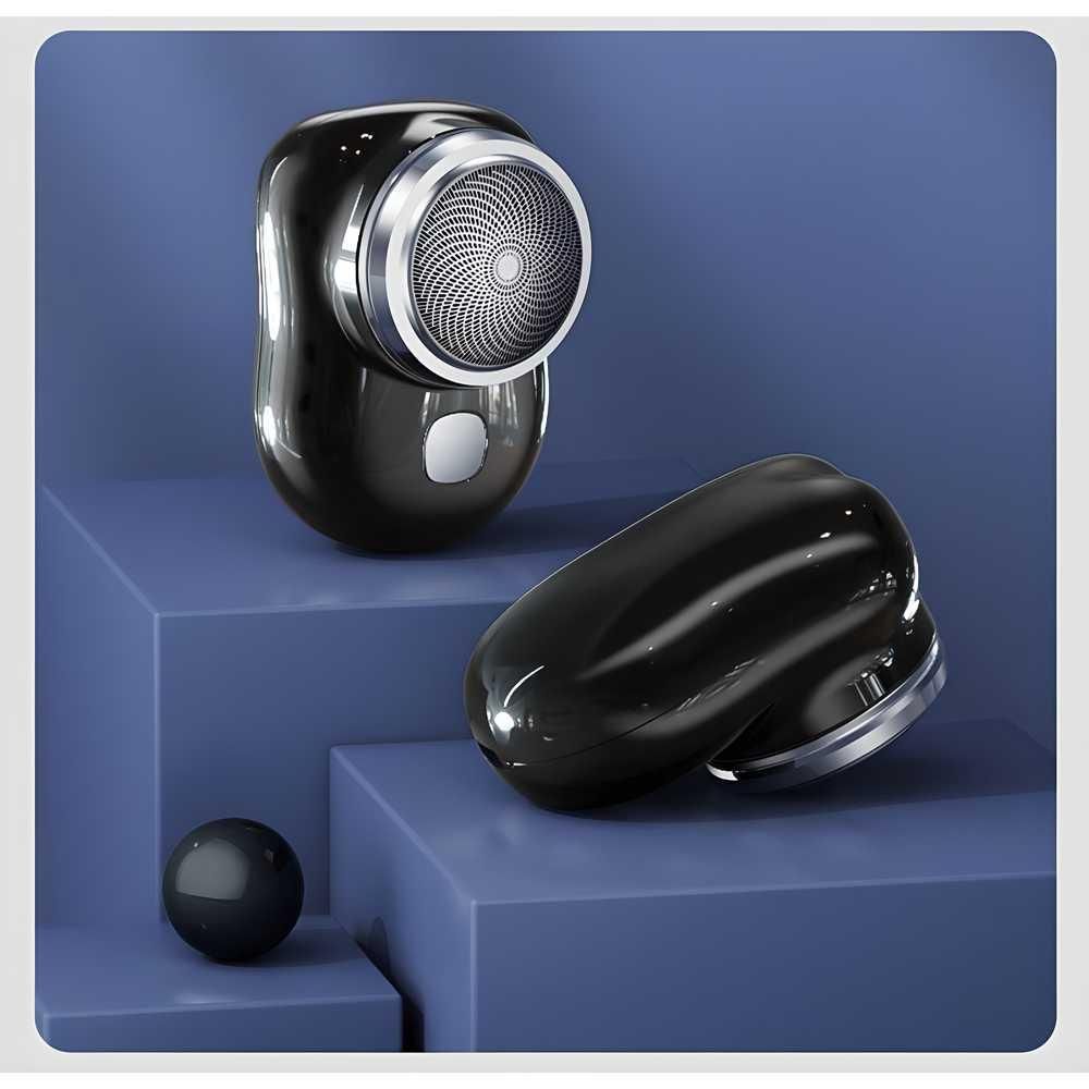 NexAura Mini Electric Shaver – USB Rechargeable & Waterproof