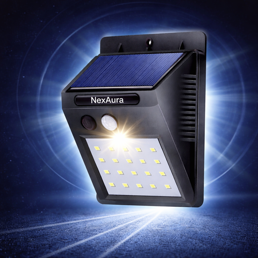 NexAura Smart Solar Motion Sensor Security Light