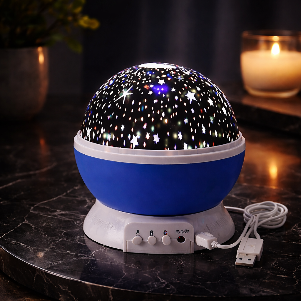 NexAura AstroGlow 360° Galaxy Projector