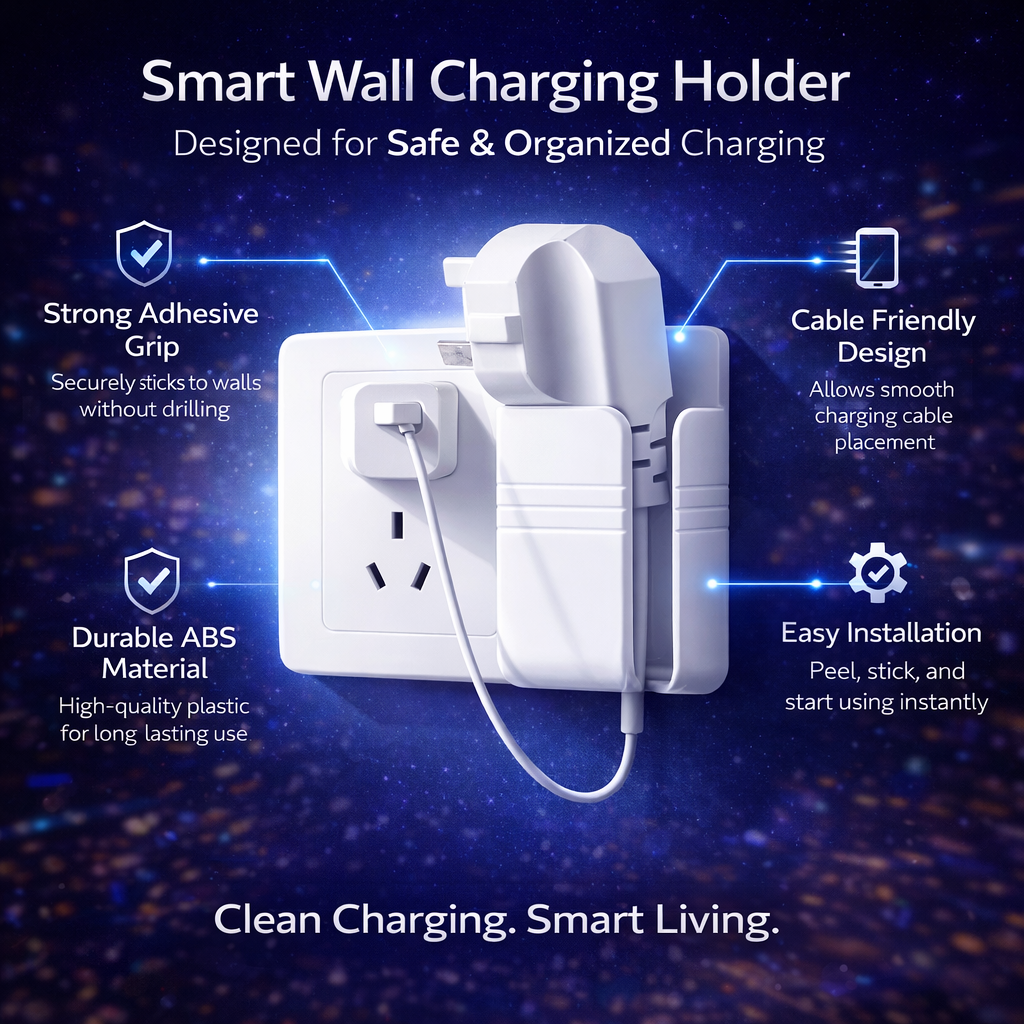 NexAura WallMount Charging Phone Holder